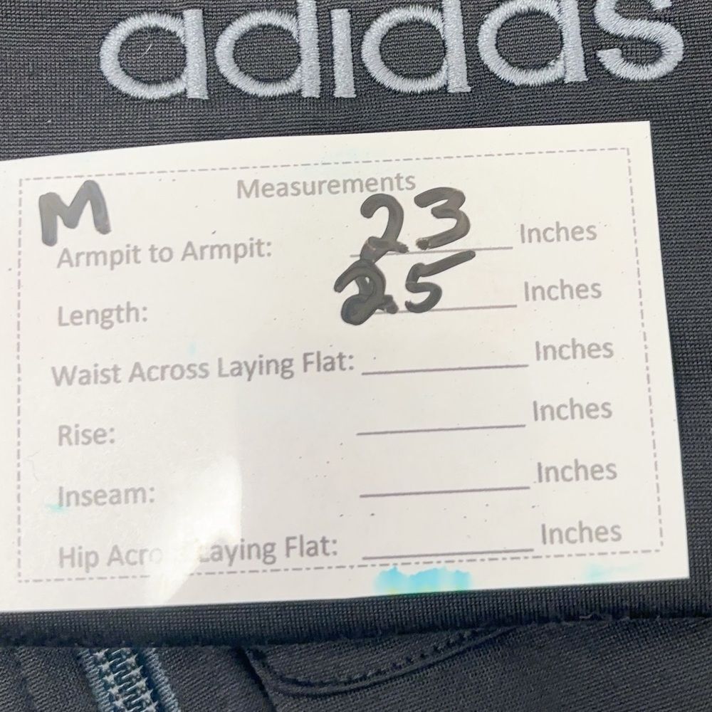 Adidas Black & Gray Full Zip Track Jacket | Size M - Picture 5 of 7